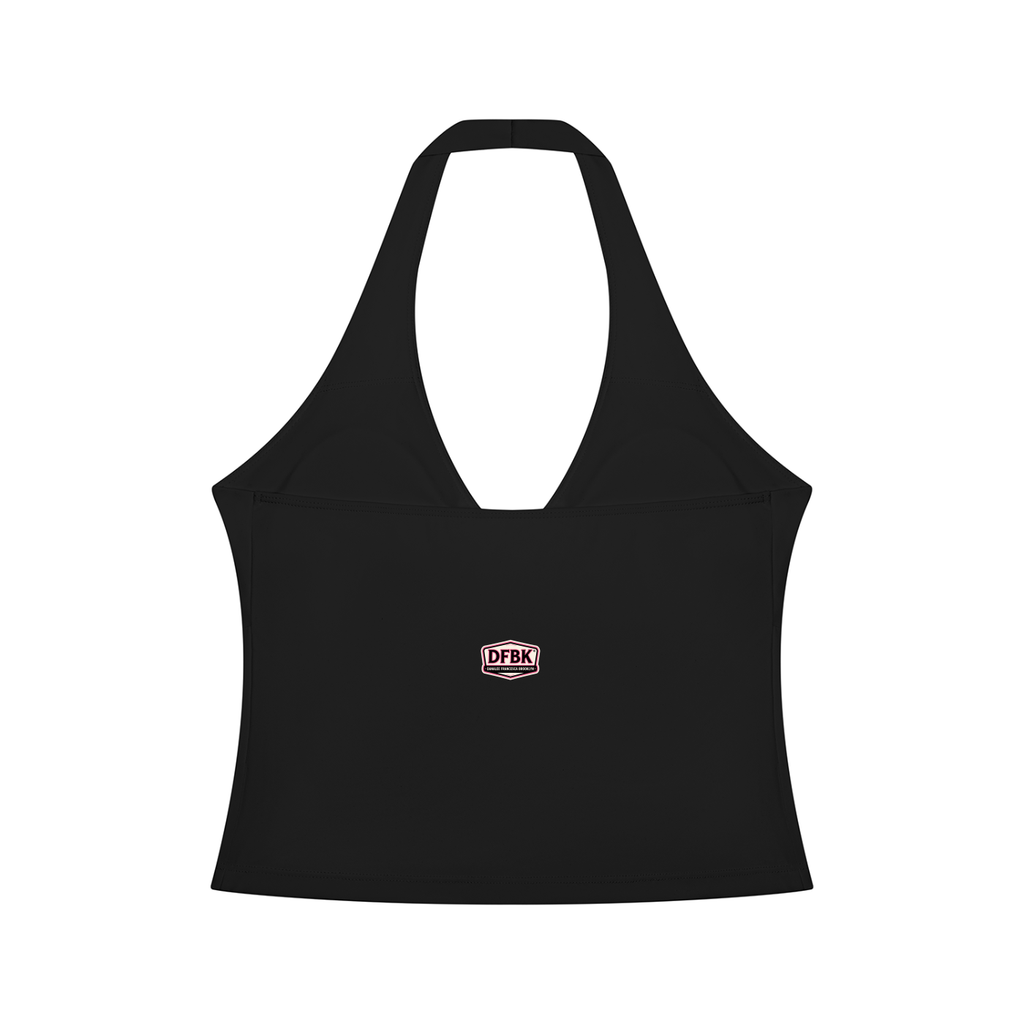 Women’s Ruched Halter Yoga Tank Top