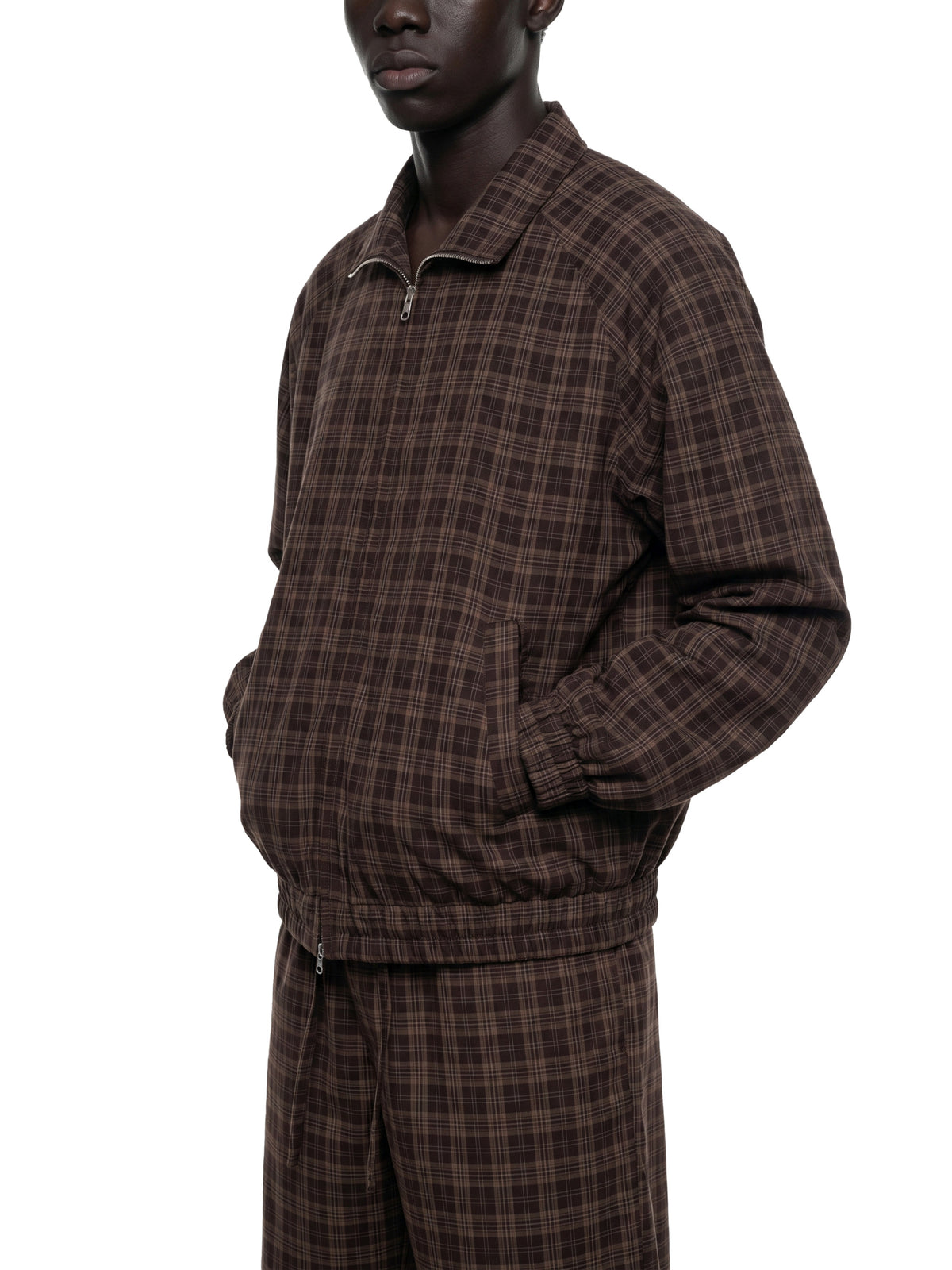 Plaid,Tracksuit,Jacket