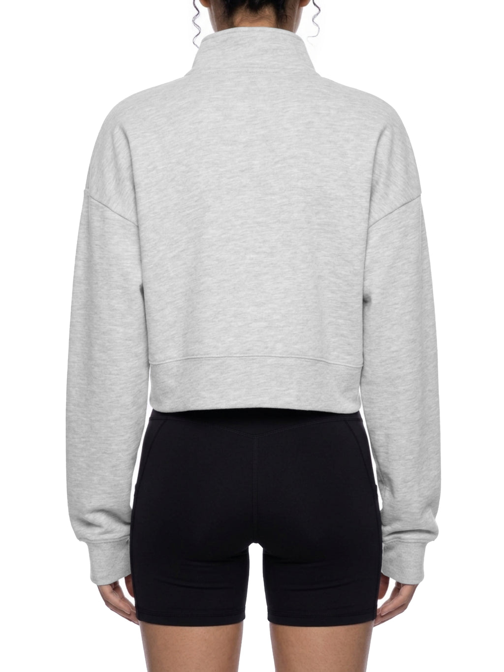 QuarterZip,Sweatshirt,Crop