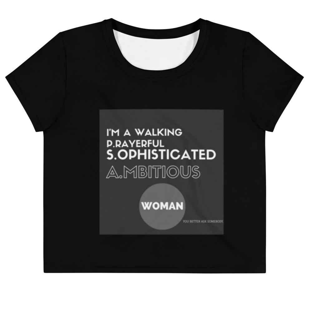 The Strong Woman Collection - PSA Crop Tee