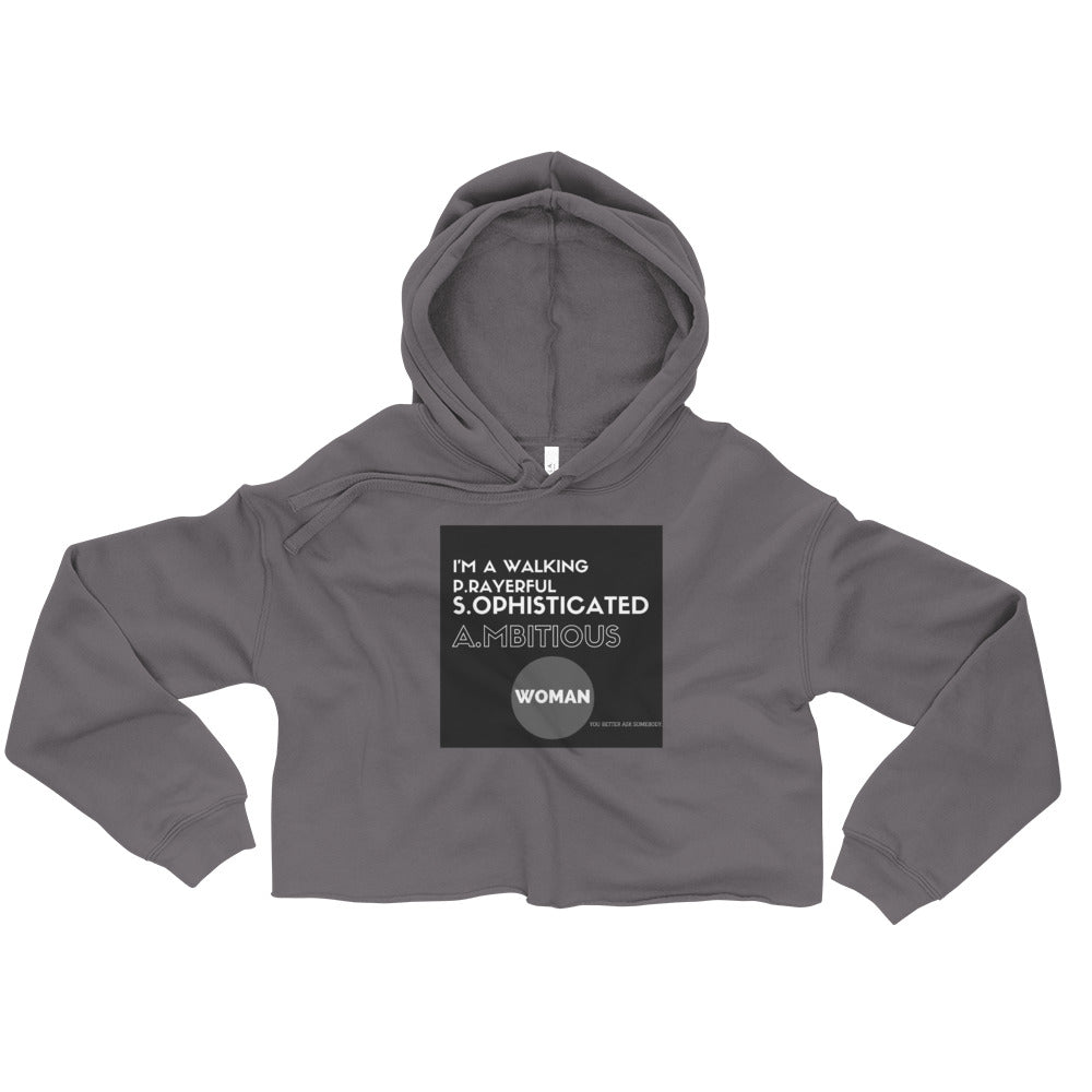 The Strong Woman Collection - PSA Crop Hoodie