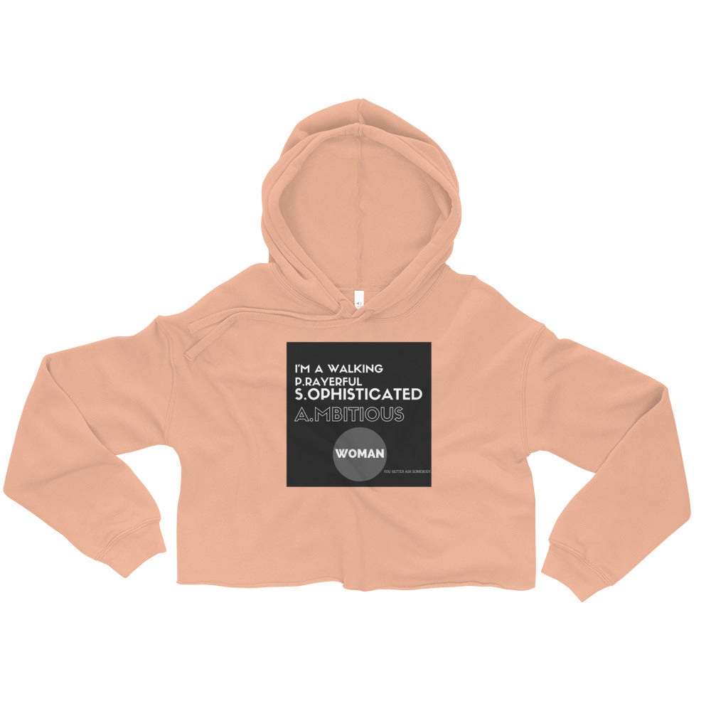 The Strong Woman Collection - PSA Crop Hoodie